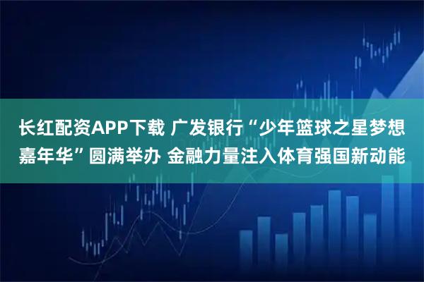 长红配资APP下载 广发银行“少年篮球之星梦想嘉年华”圆满举办 金融力量注入体育强国新动能